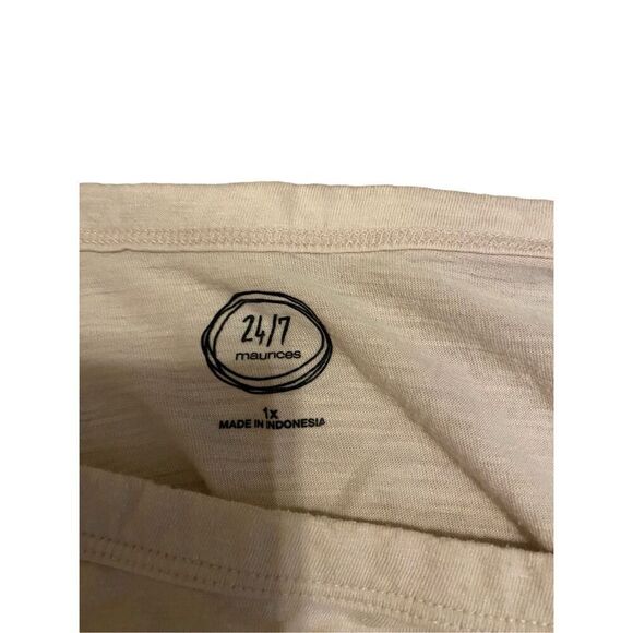 Maurices Striped Wide Strap Tank Top Sz 1X Summer Beach Vacation Coastal - Picture 7 of 12